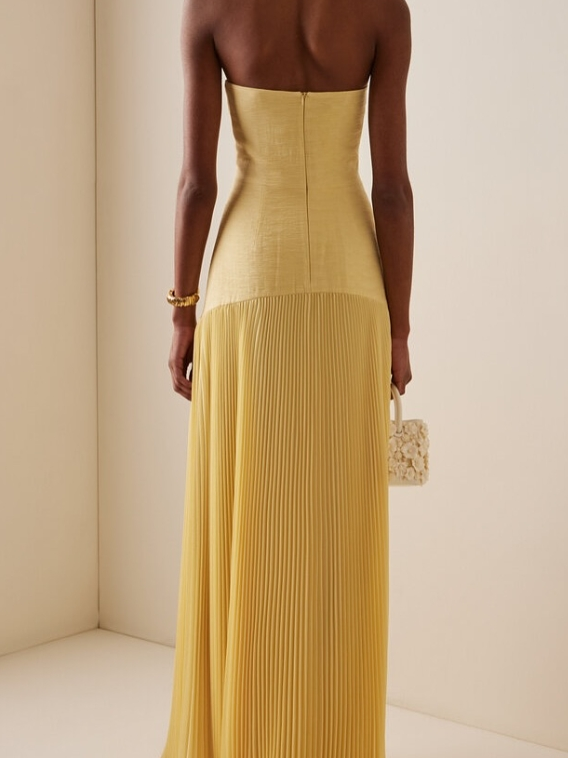 Elena – Women Pleated Maxi Dress - Image 5