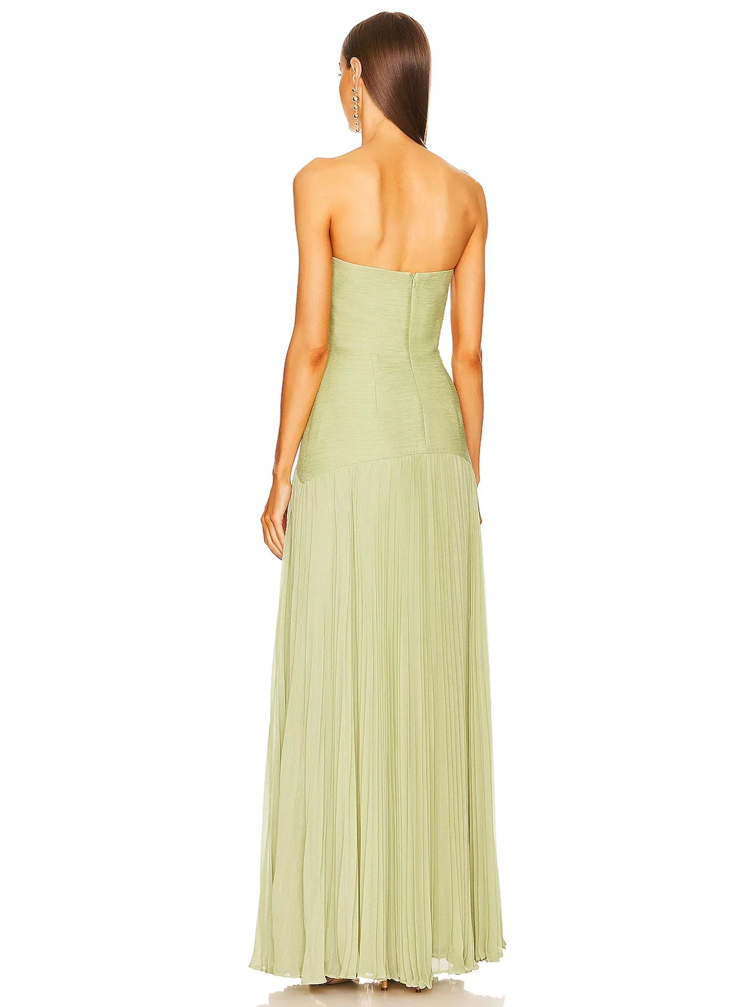 Elena – Women Pleated Maxi Dress - Image 3