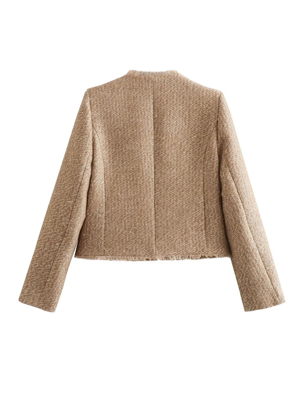 Sophie – Women Textured Button-Up Jacket - Image 4