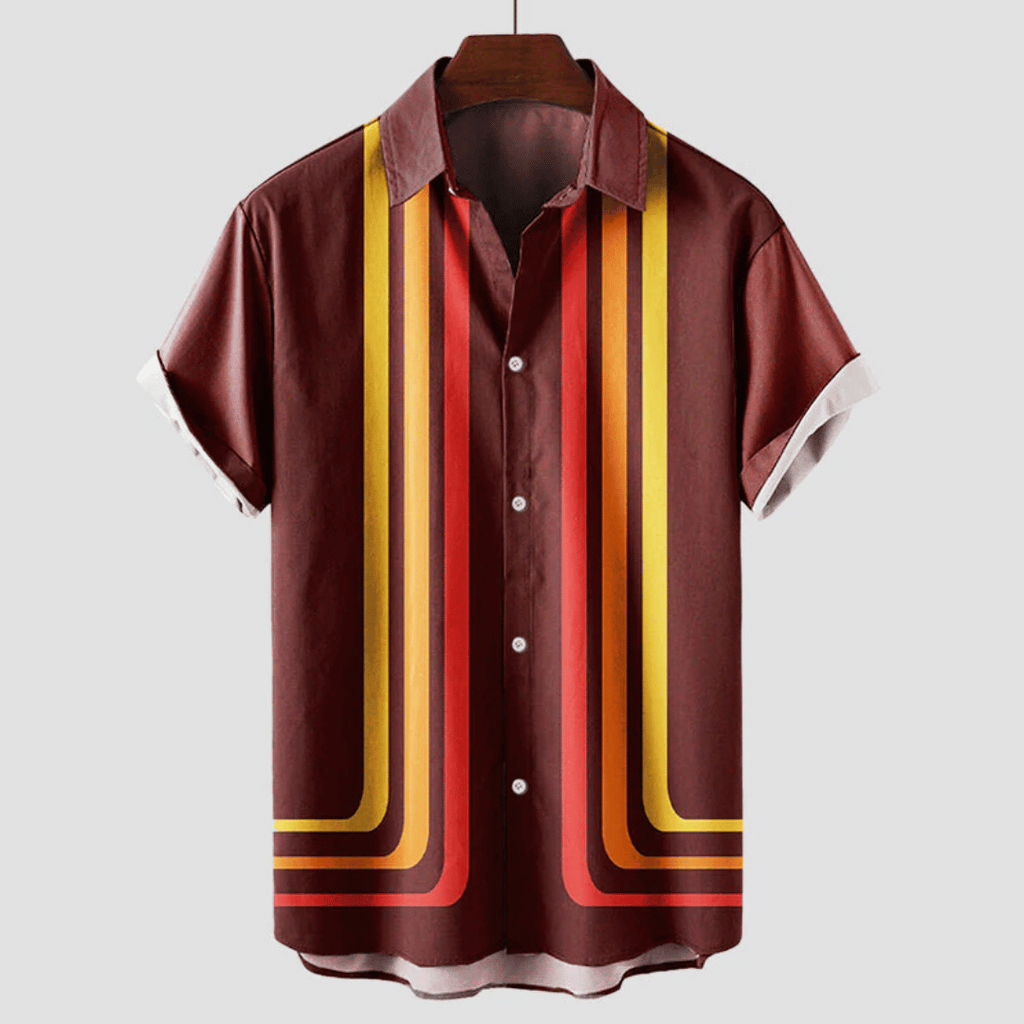 Anton – Retro Short Sleeve Shirt - Image 3