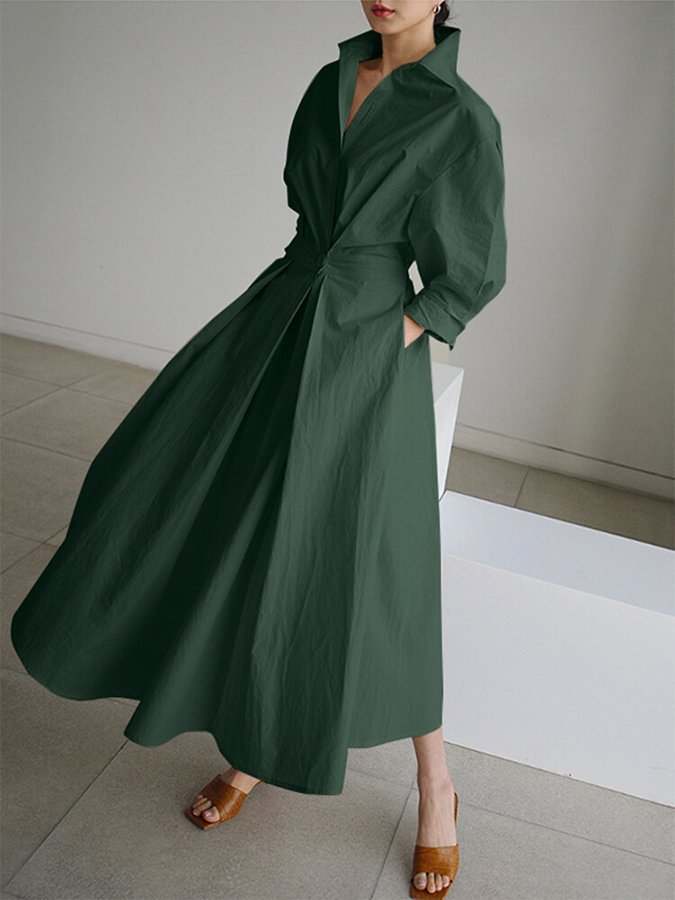 Lydia – Women Chic Long Sleeve Dress - Image 8