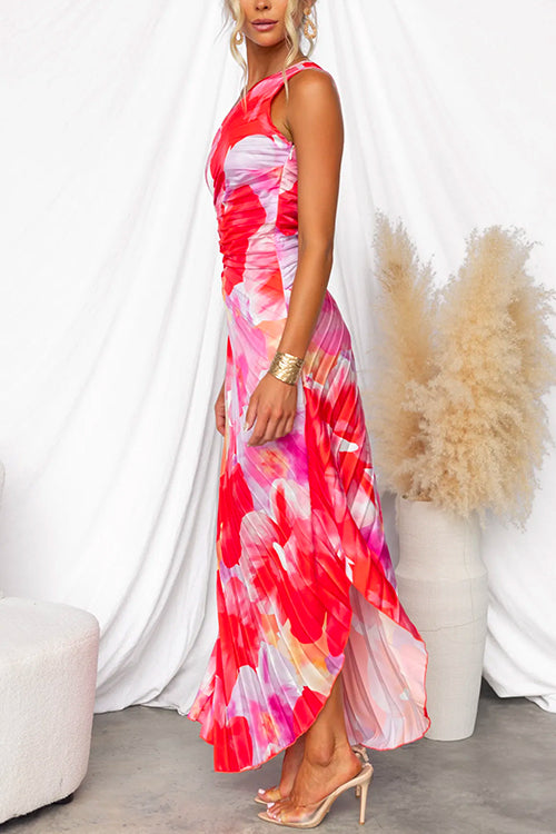 Marie – Women One-Shoulder Maxi Dress - Image 4