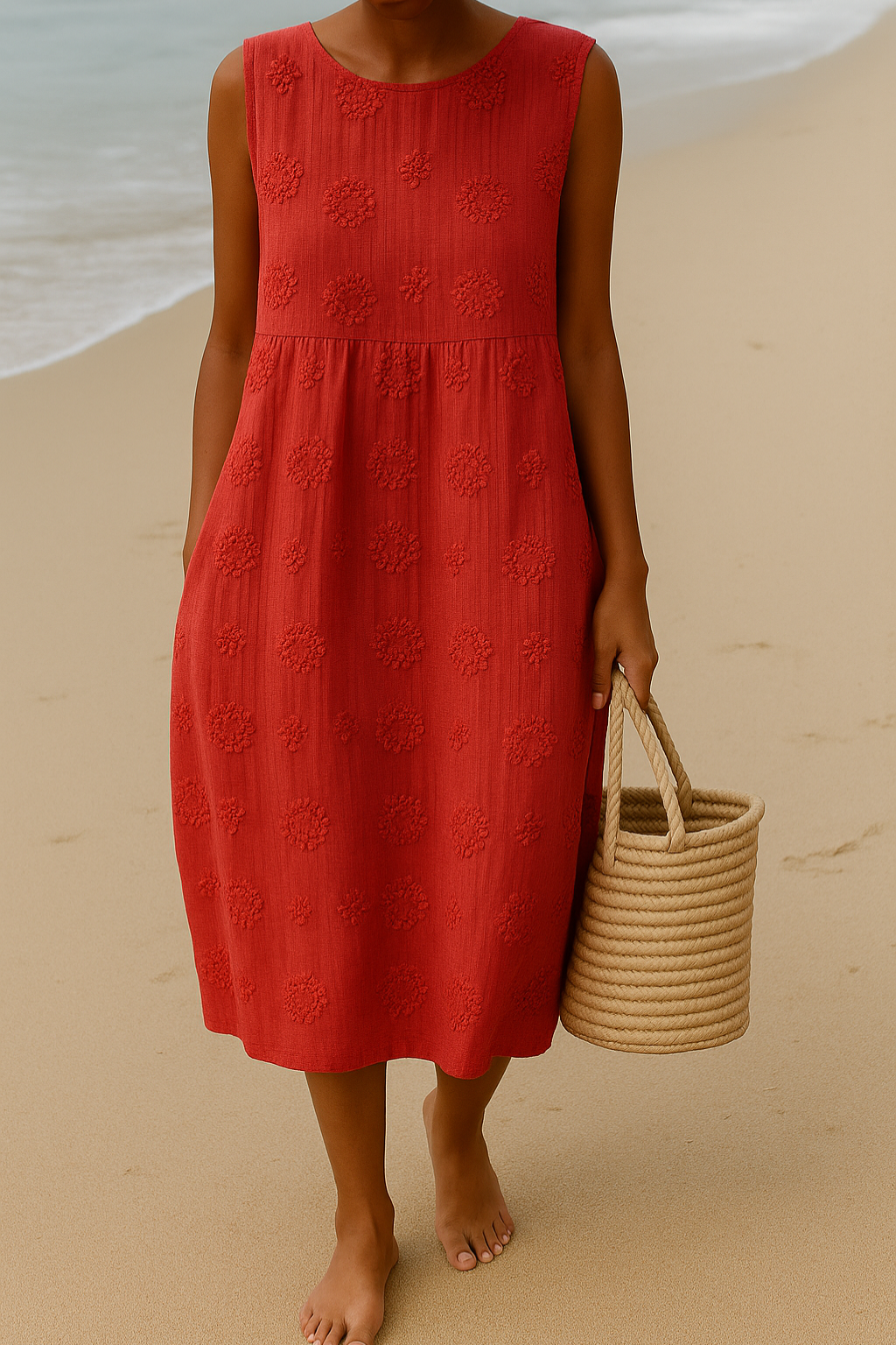 Ärmelloses Sommerkleid – Bild 8