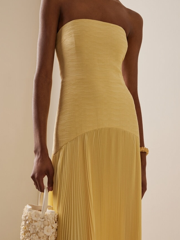 Elena – Women Pleated Maxi Dress - Image 4