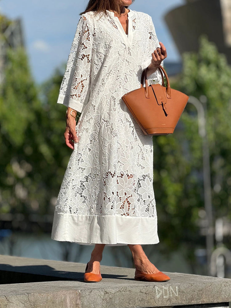 Sophie – Women Lace Maxi Dress - Image 2