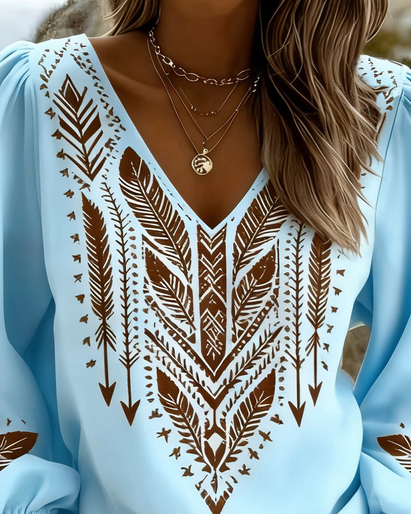 Amelie – Ethnic Embroidered Blouse - Image 5
