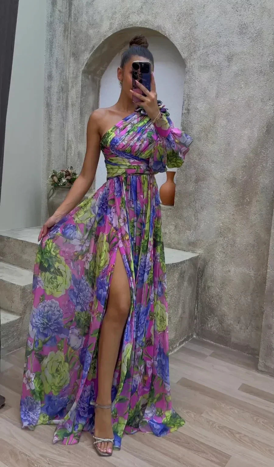 Ariana – Women Maxi Floral Dress - Image 1