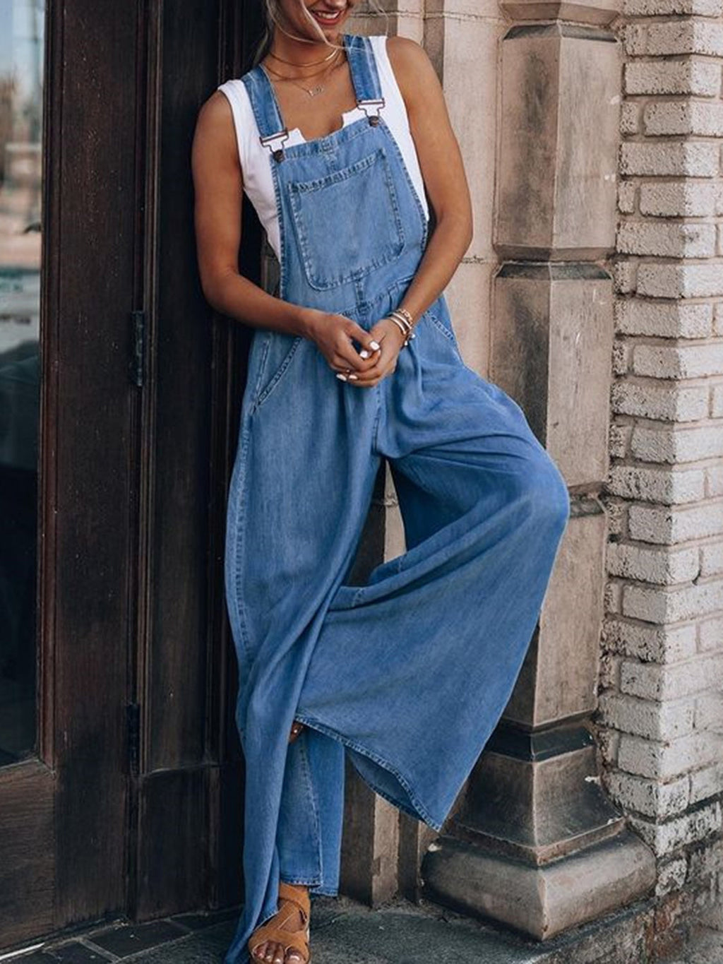 Lotte – Chic Denim Jumpsuit - Image 2
