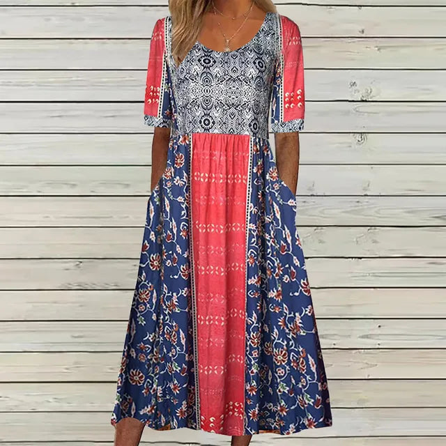 Brigitte – Floral Boho Dress - Image 4