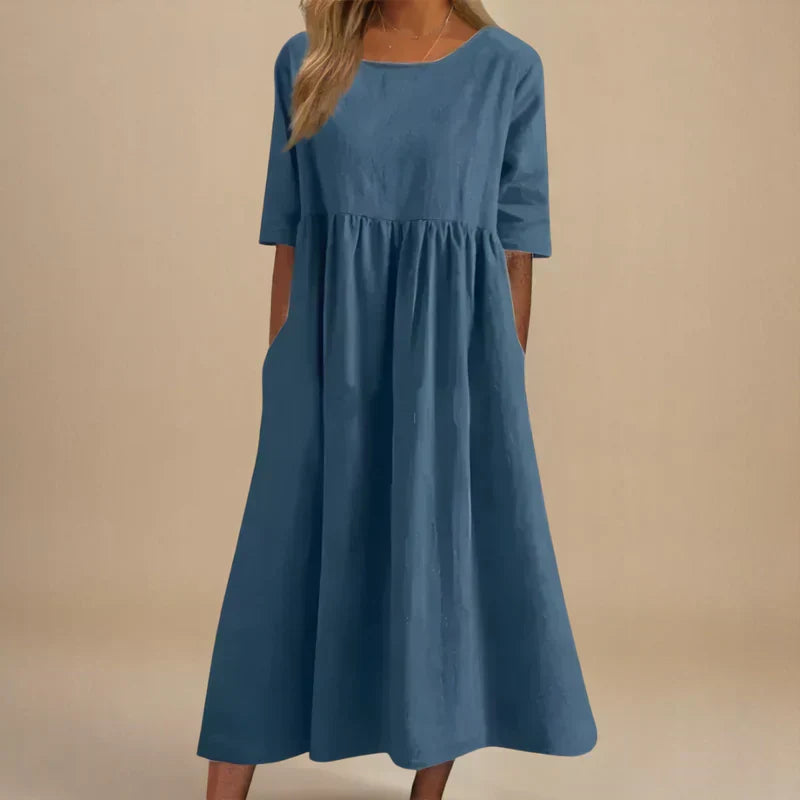 Charlotte – Women Casual Midi Dress - Image 2