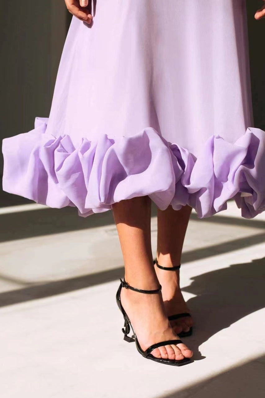 Brigitte – Women Ruffled Evening Dress - Image 9