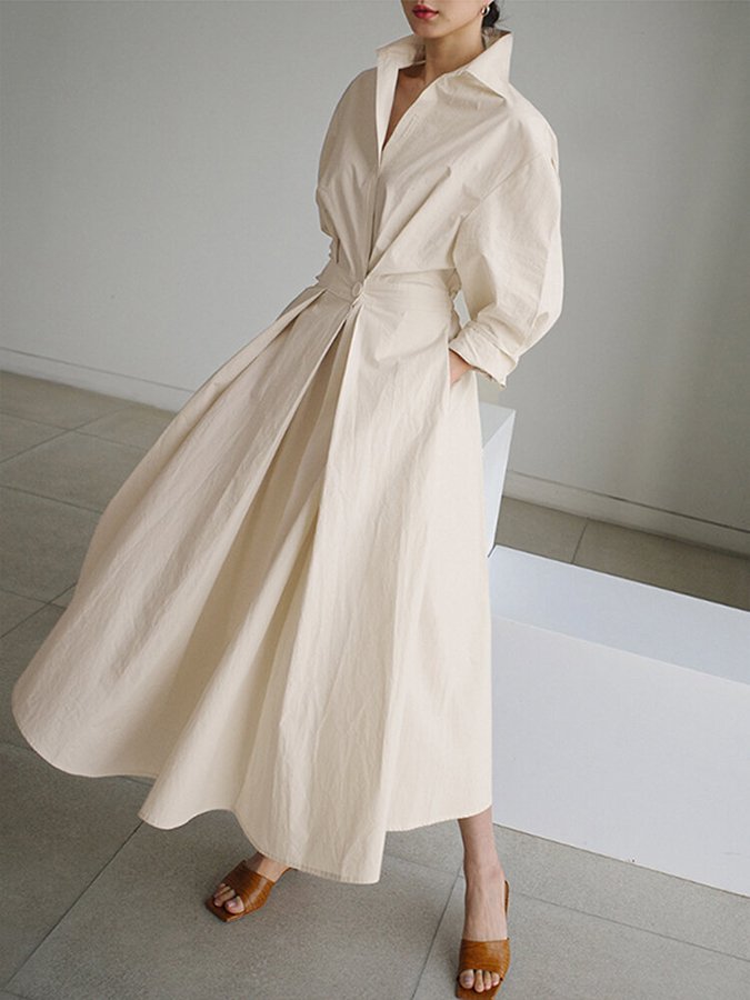 Lydia – Women Chic Long Sleeve Dress - Image 1