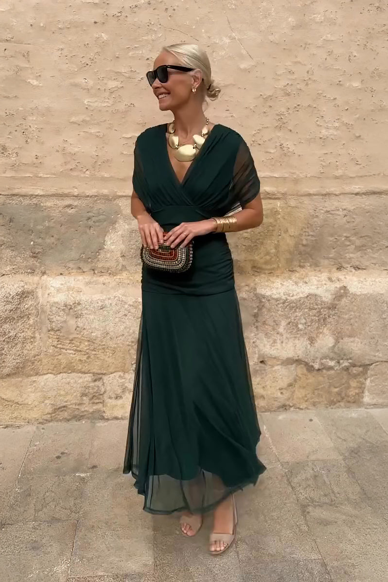 Kirsten – Elegantes schulterfreies Maxikleid für Damen - Image 12