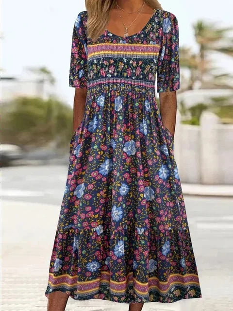 Brigitte – Floral Boho Dress - Image 5