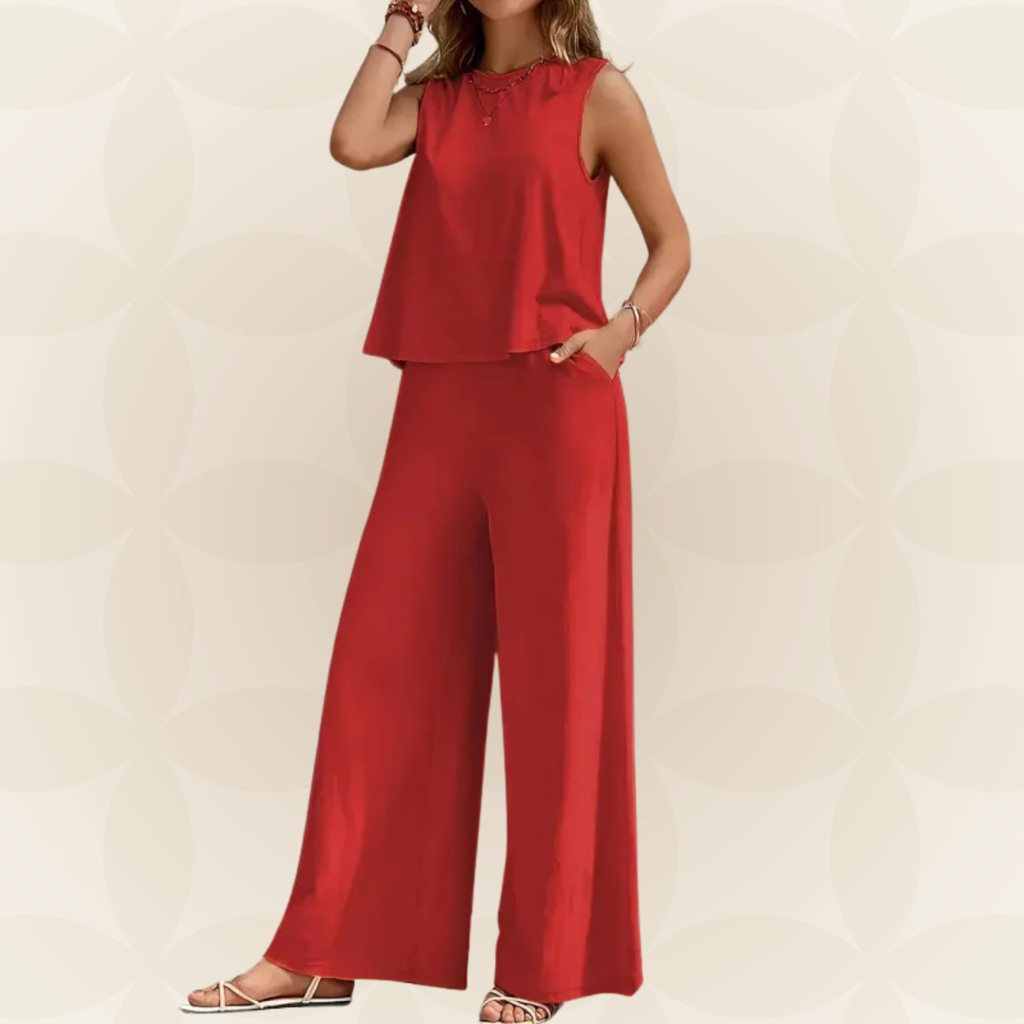 Cornelia – Chic wide-leg Summer Jumpsuit - Image 9