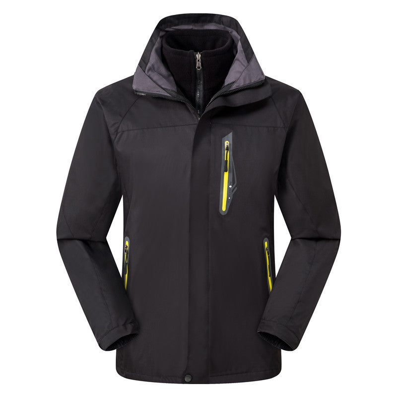 Wasserdichte Jacke Herren mit Kapuze und windabweisender Funktion | J&B - 9 - Jasminaboutique.com
