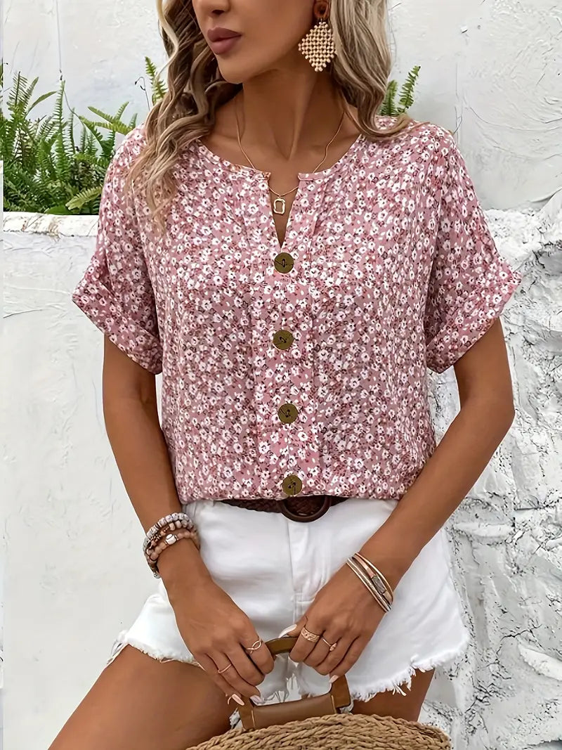 Sophie – Women Floral Print Blouse - Image 5