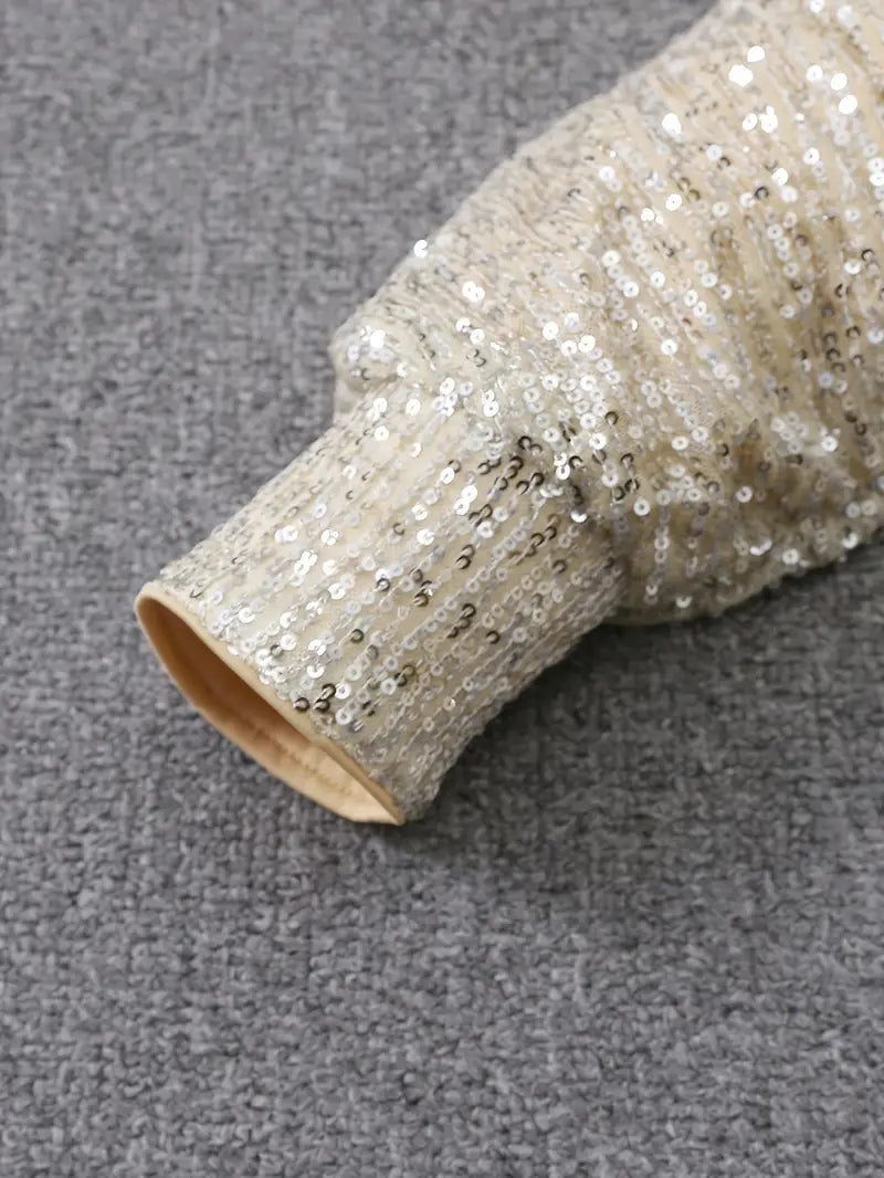 Sophie – Women Off-Shoulder Sequin Dress - Image 7