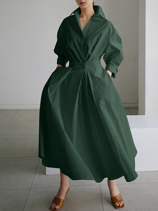Lydia – Women Chic Long Sleeve Dress - Image 7