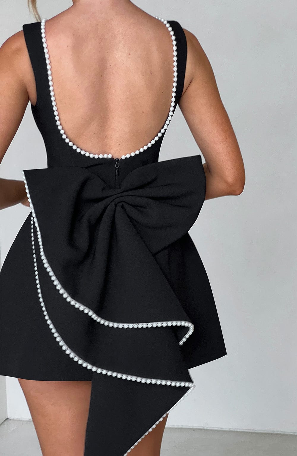 Sophia – Women Elegant Bow Detail Dress - Image 7