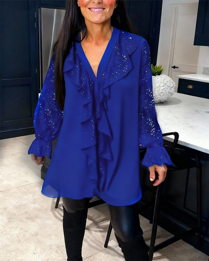 Sarah – Elegant Ruffled Blouse - Image 7