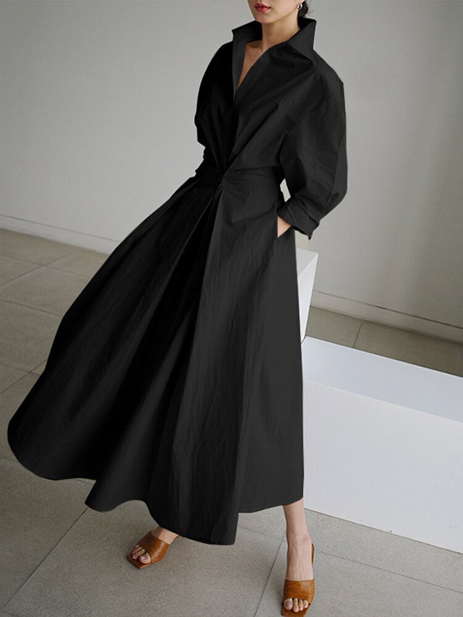 Lydia – Women Chic Long Sleeve Dress - Image 5