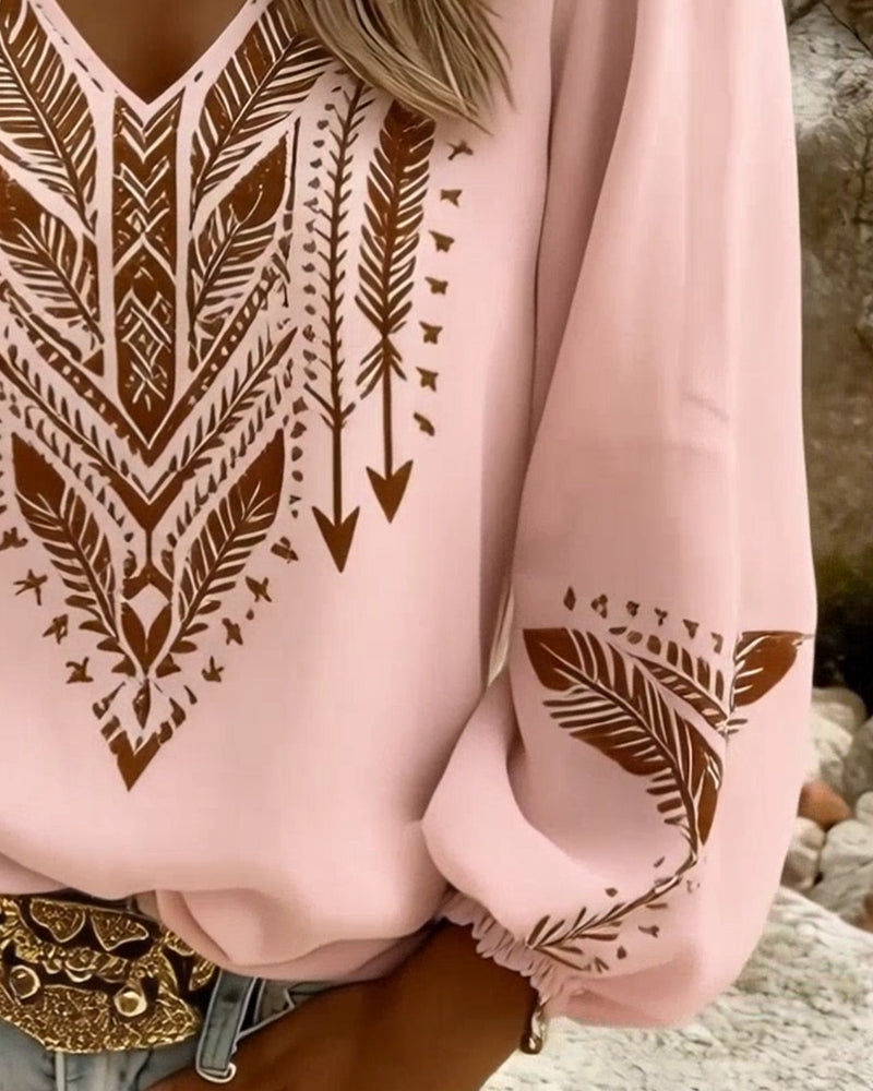 Amelie – Ethnic Embroidered Blouse - Image 10