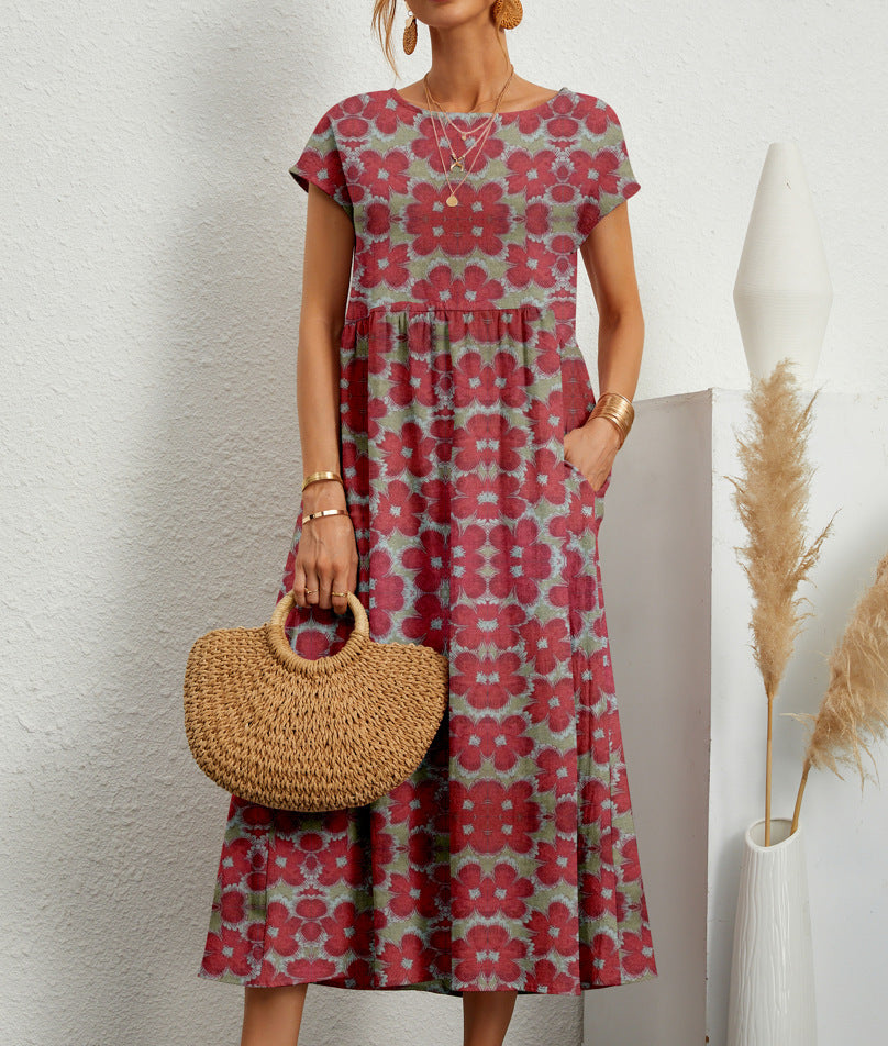 Layla – Women Summer Midi Dress - Image 1