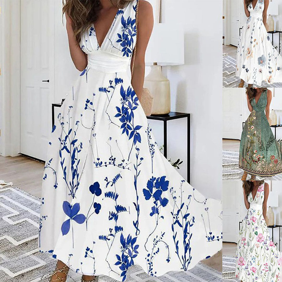 Sophia – Women Maxi Floral Dress - Image 4