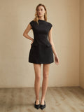 Lila – Women Cap Sleeve Mini Dress - Image 1