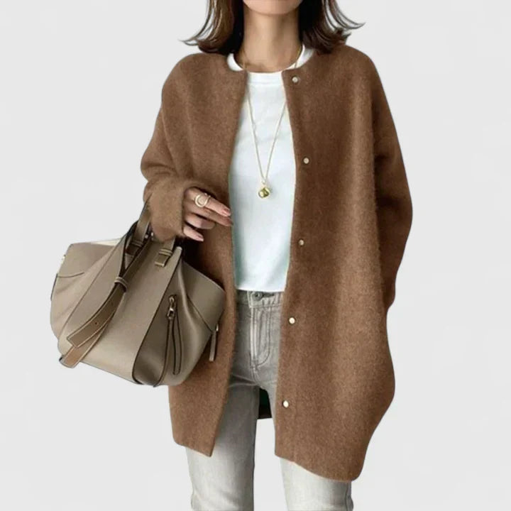 Cardigan Damen | Weiche Passform mit Knöpfen | J&B - 4 - Jasminaboutique.com