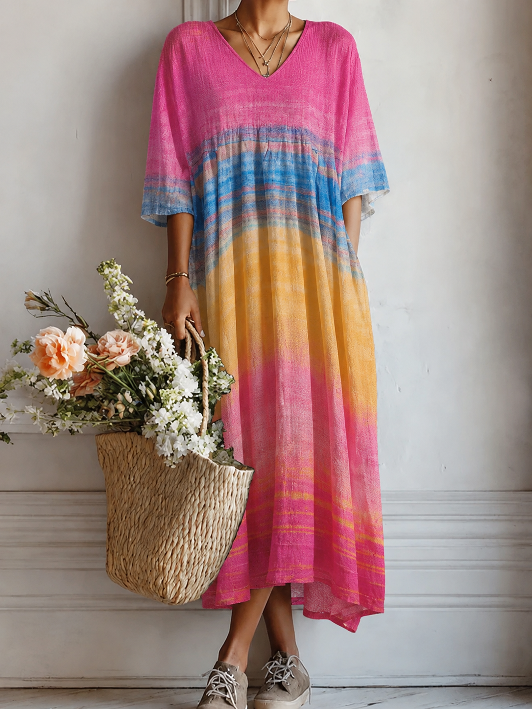 Annika – Maxikleid im Bohemian-Stil