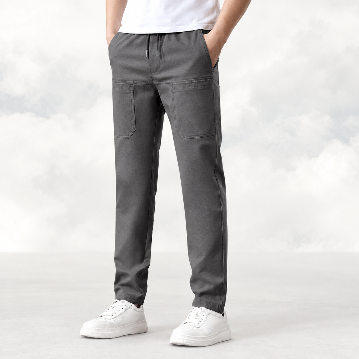 Cargohosen Herren mit 6 Taschen und elastischem Schnitt | J&B