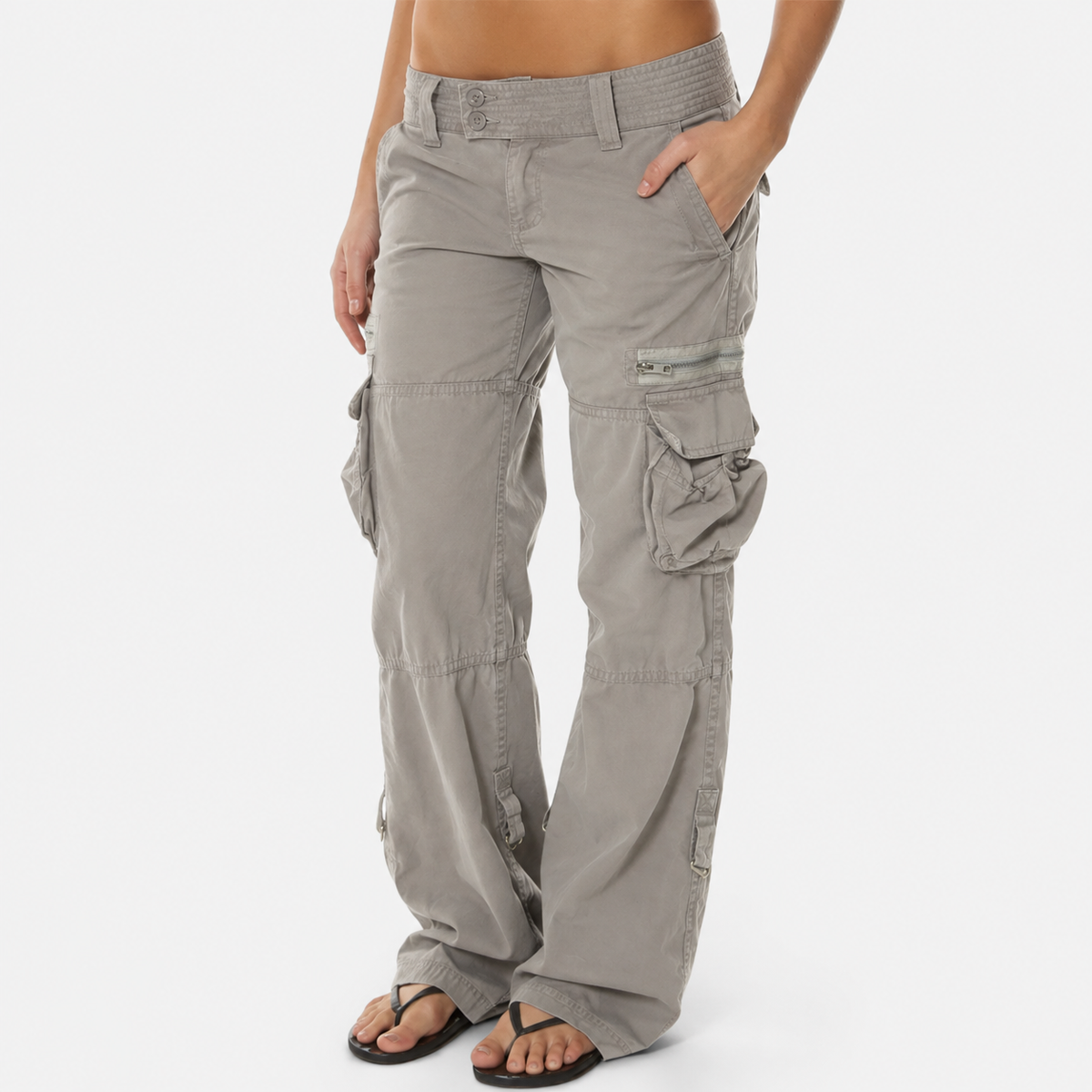 Cargohose für Damen, lockere Passform, mit Taschen | J&B