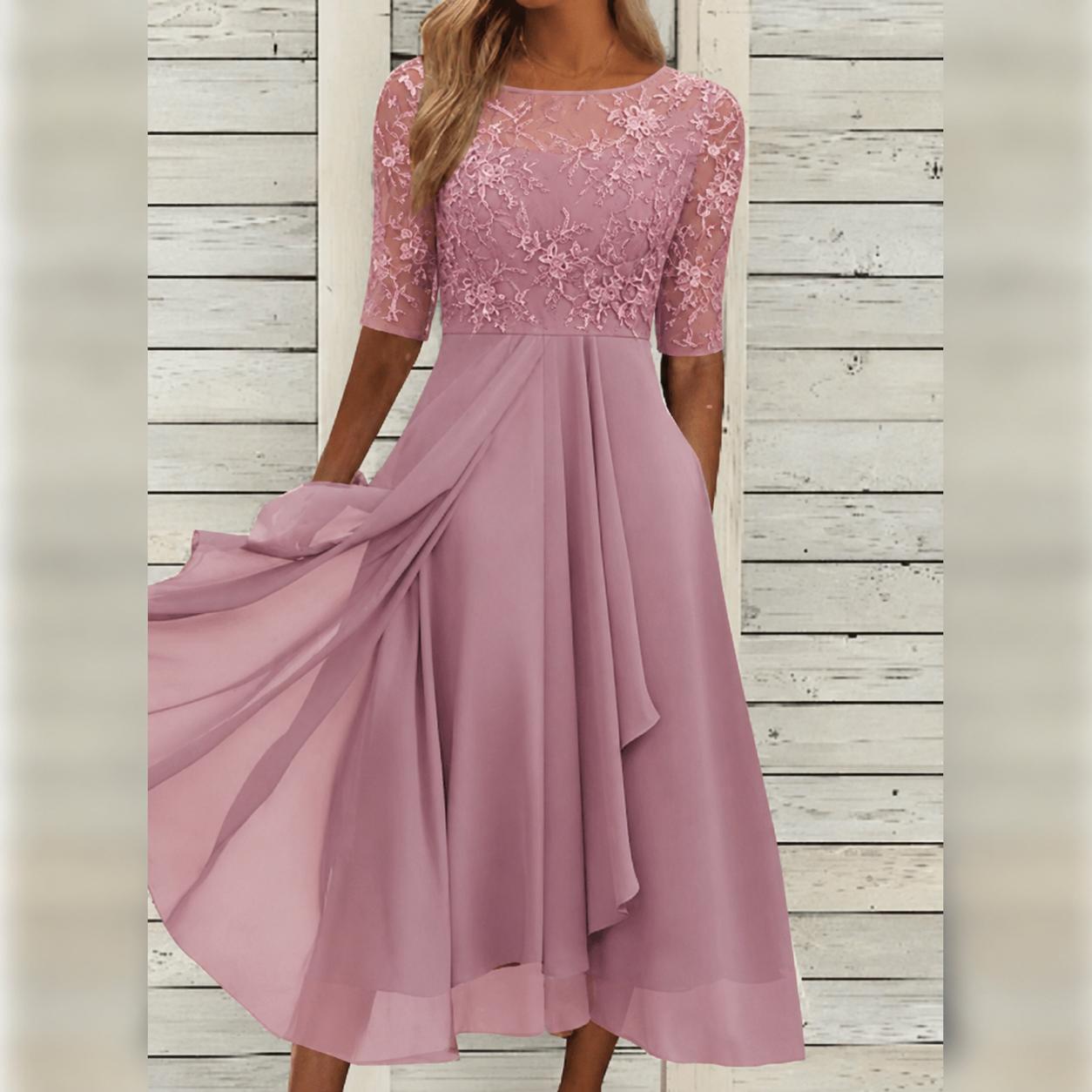 Clara – Elegantes Spitzenkleid für Damen