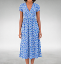 Lea – Elegantes Sommerkleid mit floralem Design