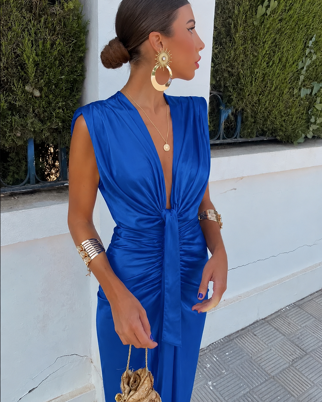 Lara – Elegantes Plisseekleid für besondere Anlässe