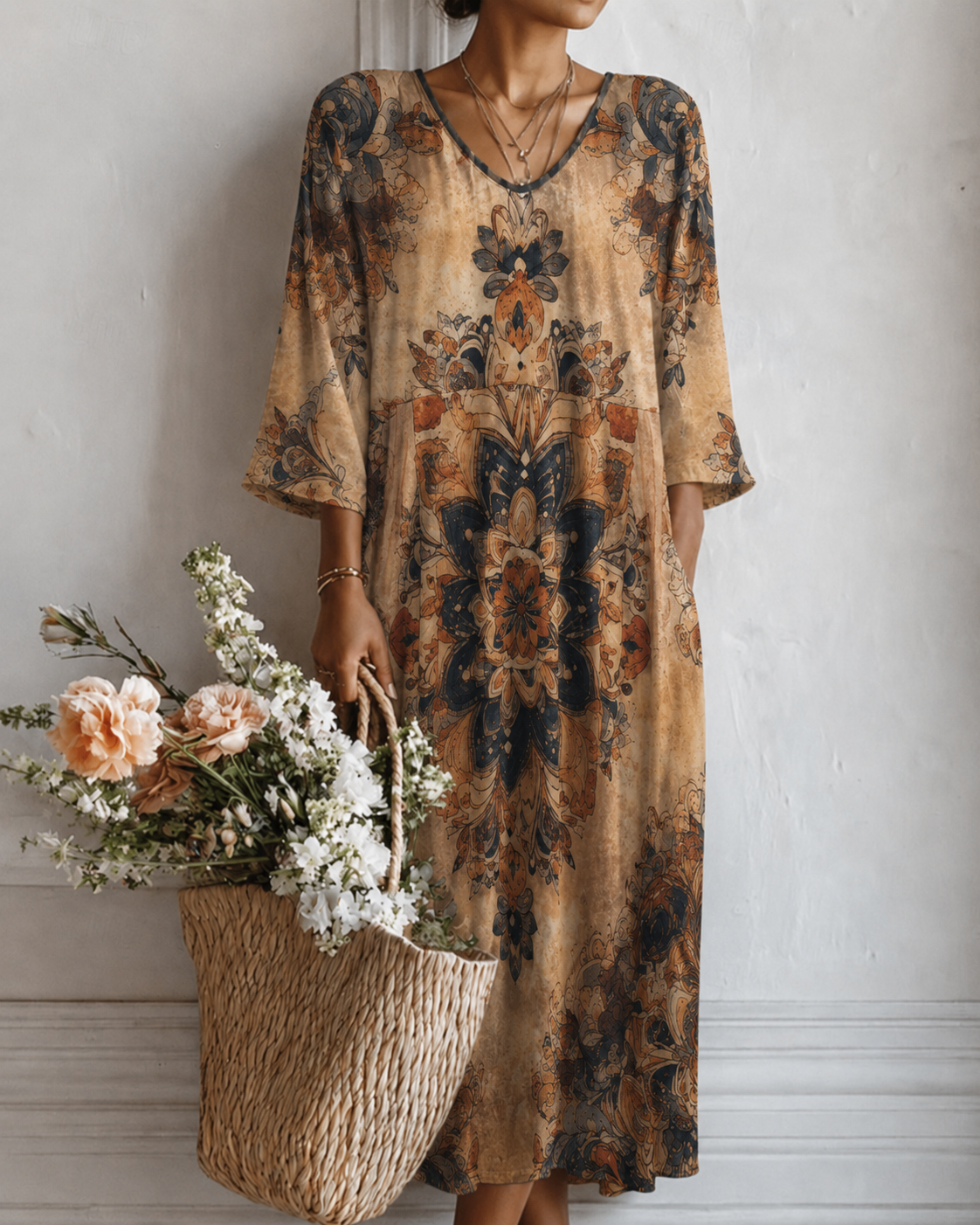 Karina – Floral Maxikleid für stilvolle Anlässe