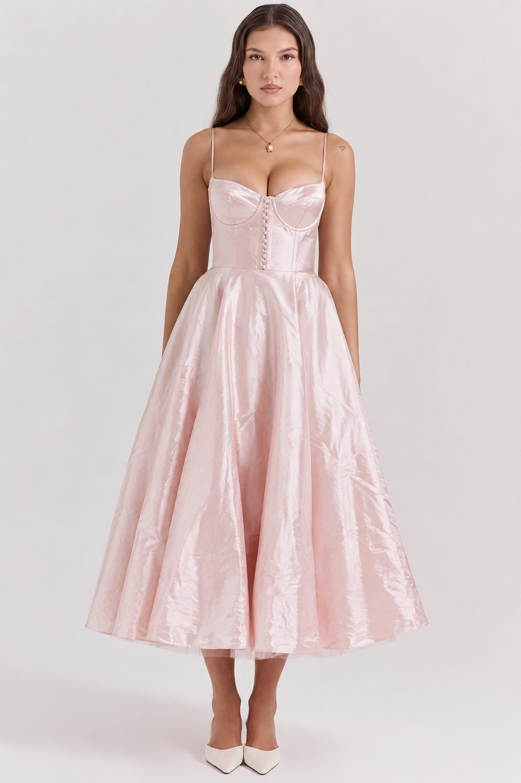 Mia – Stilvolles ärmelloses Korsettkleid für besondere Anlässe