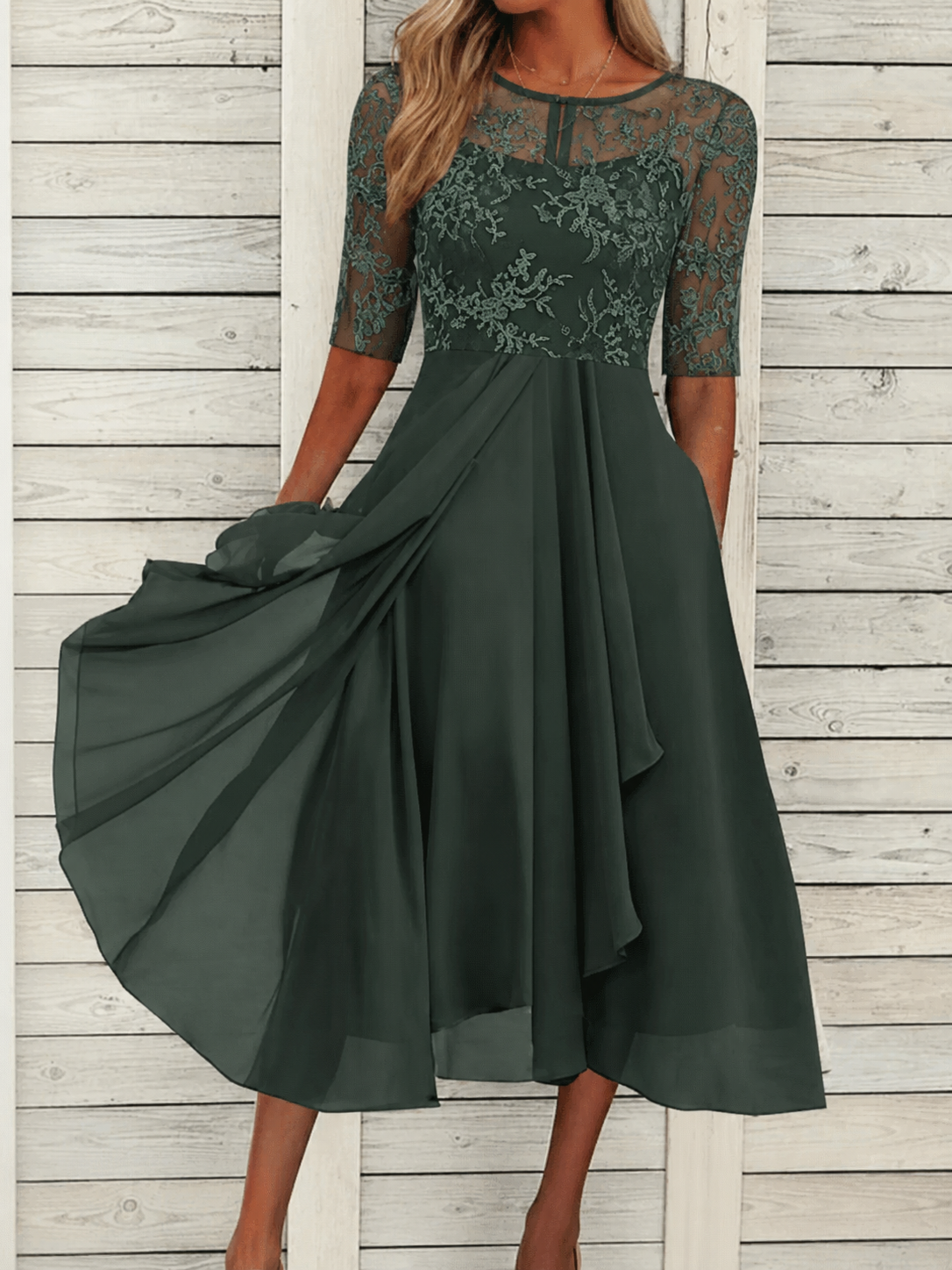 Clara – Elegantes Spitzenkleid für Damen