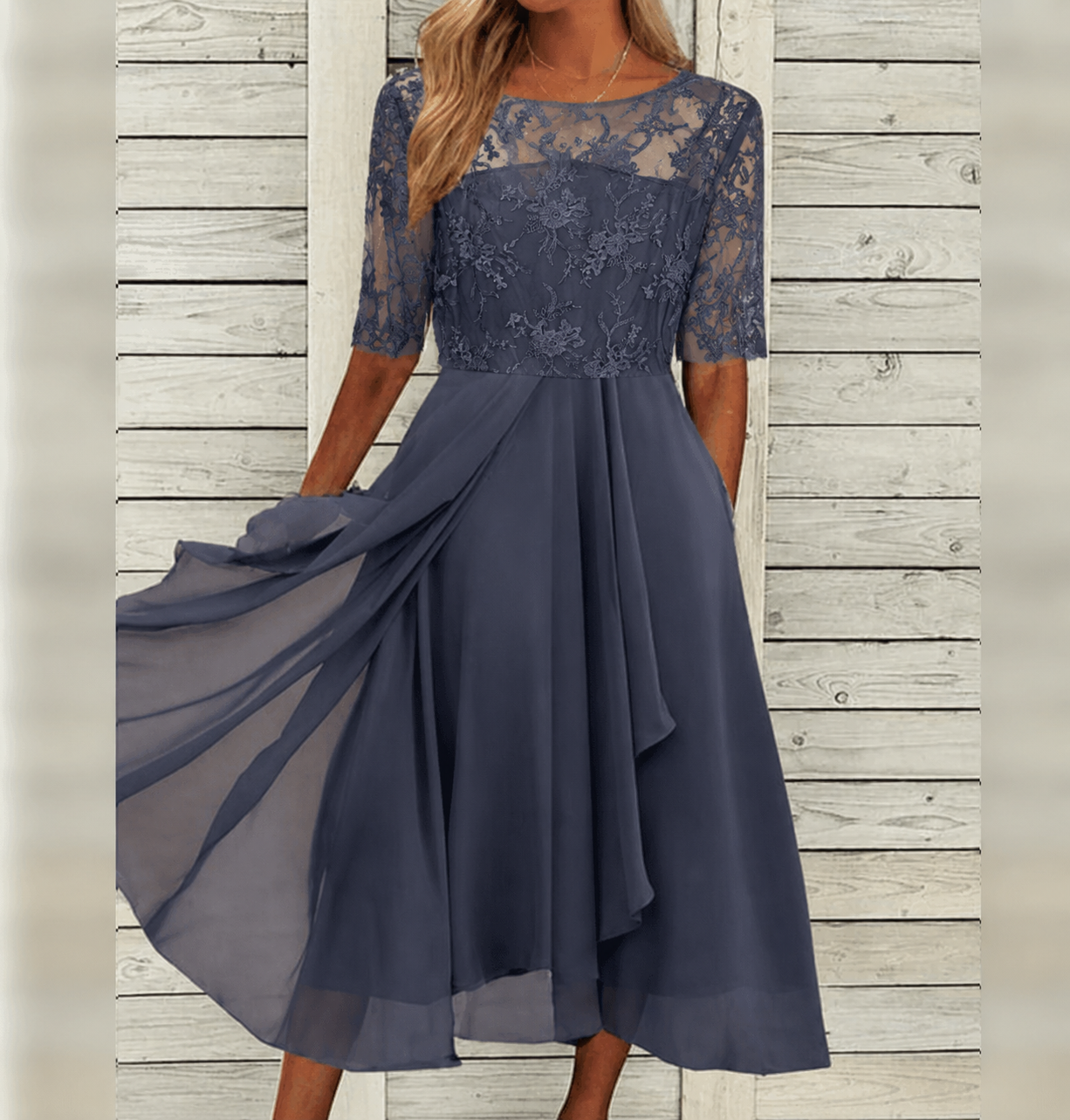 Clara – Elegantes Spitzenkleid für Damen