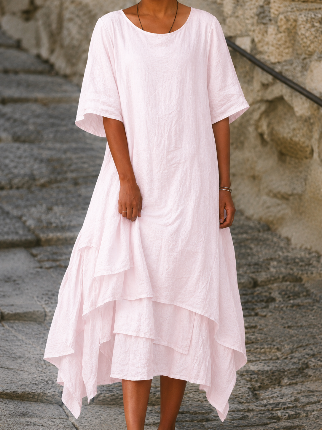 Sophie – Locker Geschnittenes Midikleid