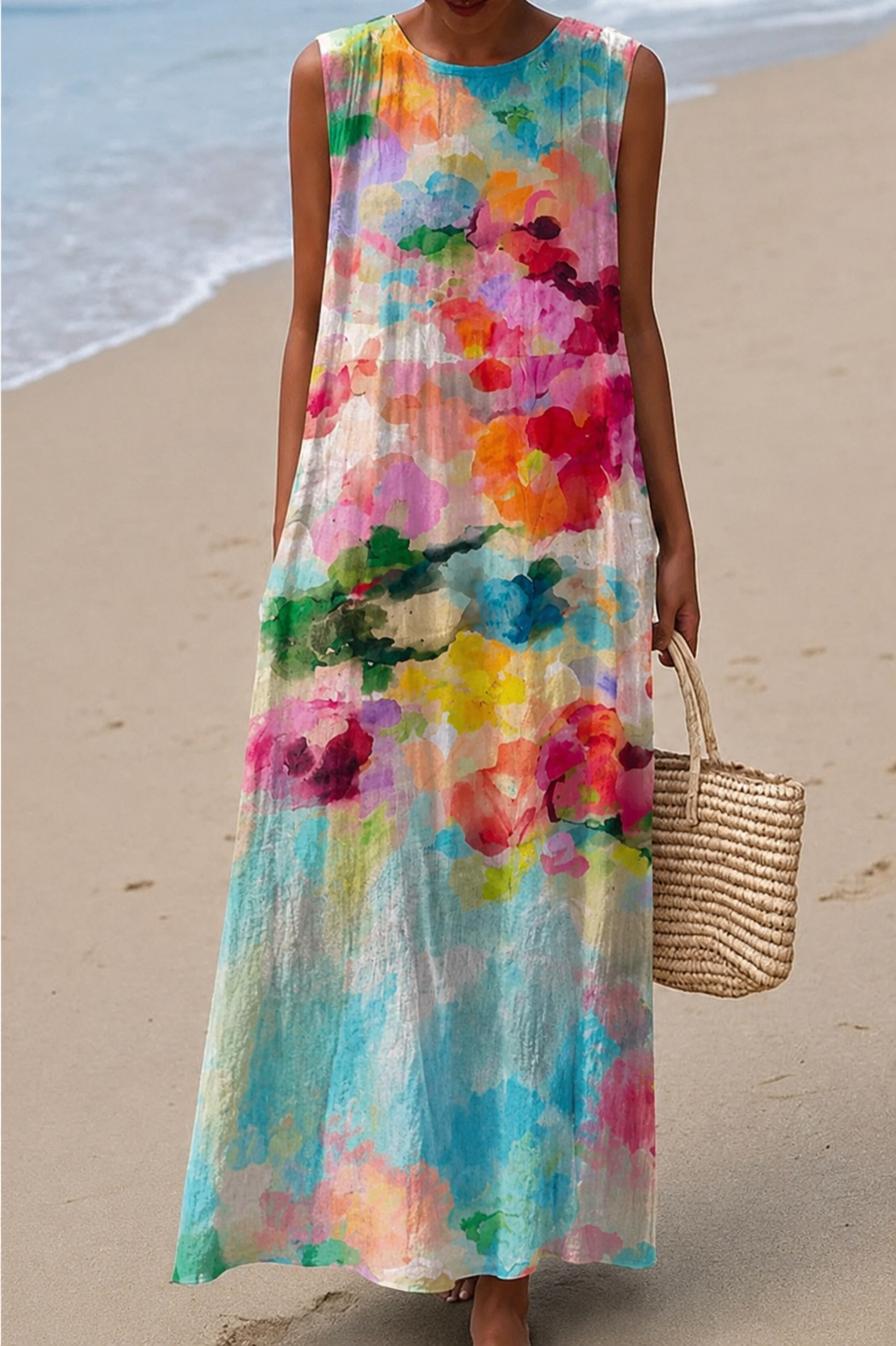 Mira – Blumiges Sommerkleid aus atmungsaktivem Material für warme Tage