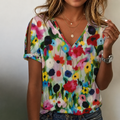Elvira – Bunte Bluse für den Sommer mit floralem Design