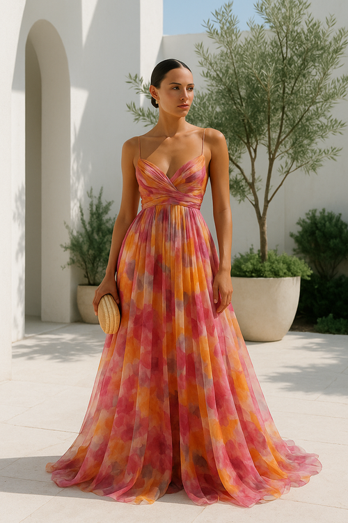 Stilvolles Blumen-Kleid für festliche Anlässe – Bild 2