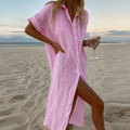 Kerstin – Stilvolles Strandkleid mit elegantem Schlitzdesign