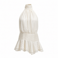 Amelie – Plissiertes Neckholder-Sommerkleid für Damen