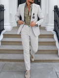 Maxi – Eleganter Zweiteiler für Hochzeiten im Slim-Fit-Stil