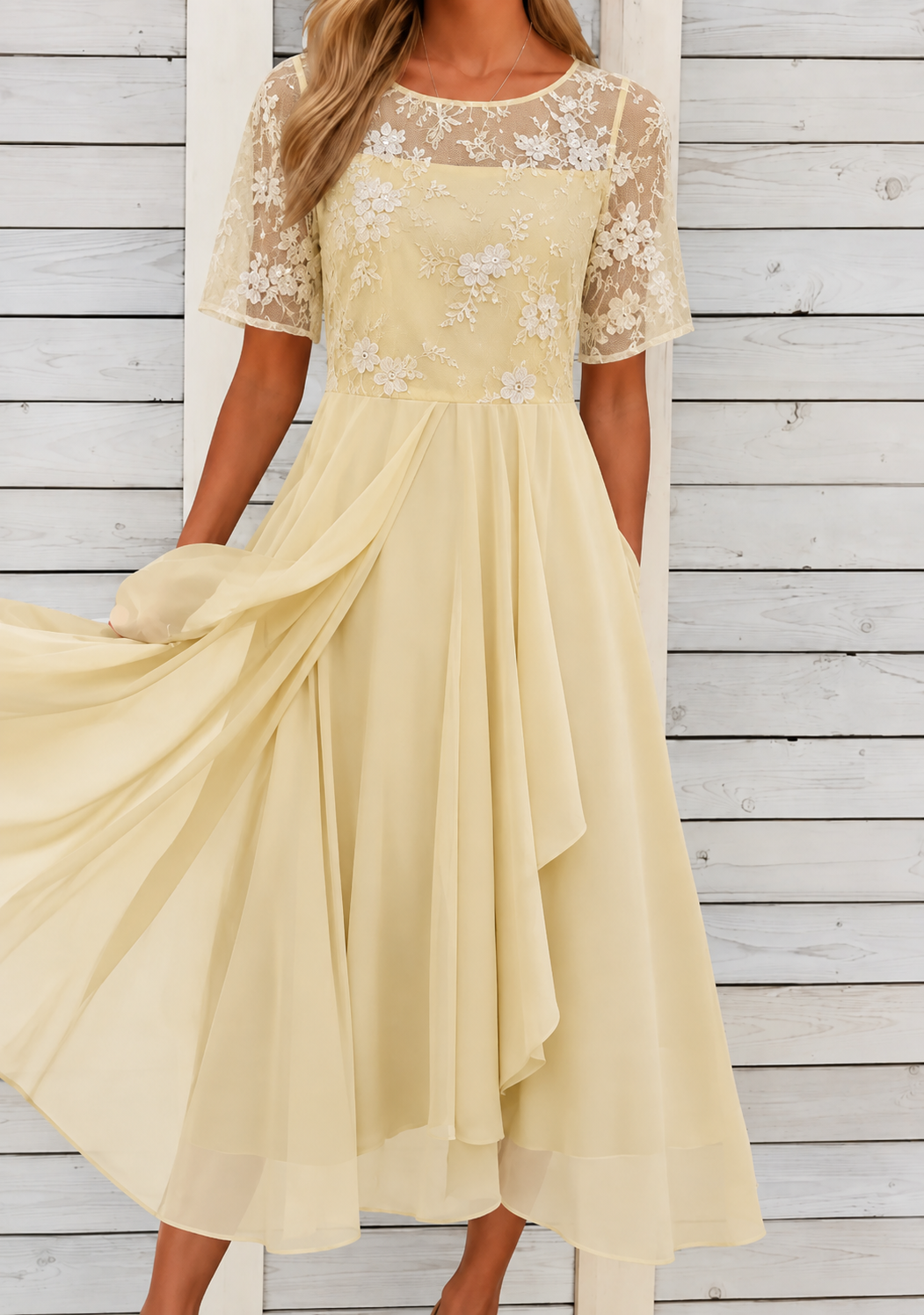 Clara – Elegantes Spitzenkleid für Damen