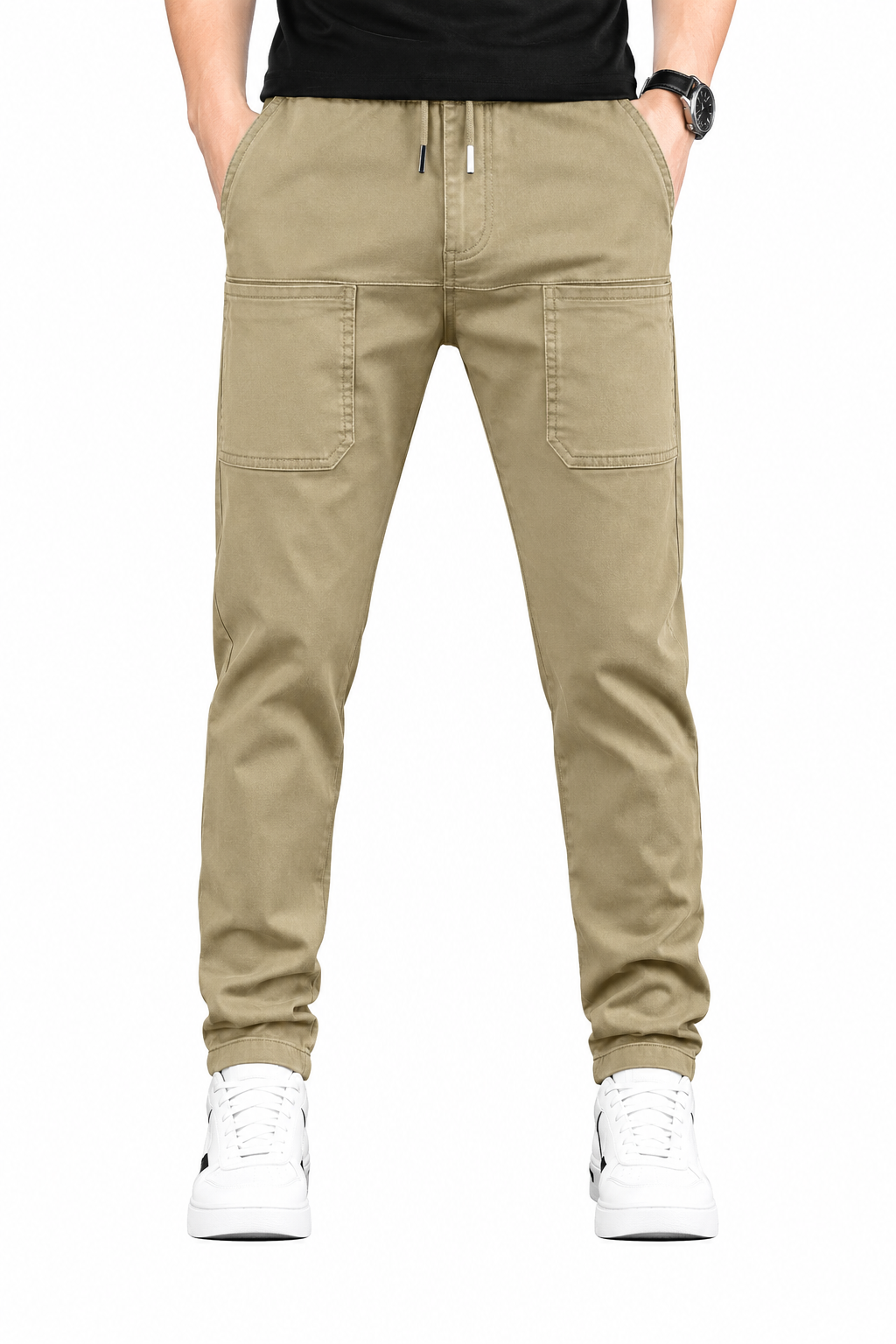 Cargohosen Herren mit 6 Taschen und elastischem Schnitt | J&B
